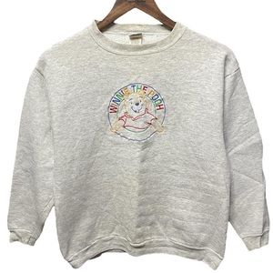 Vintage 90s Made in USA Disney Winnie the Pooh graphic crewneck sweatshirt